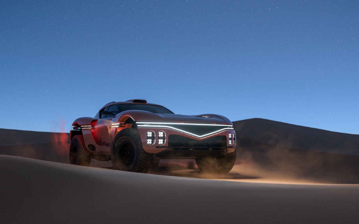 Genesis Unleashes DesertDominating V8 Beast