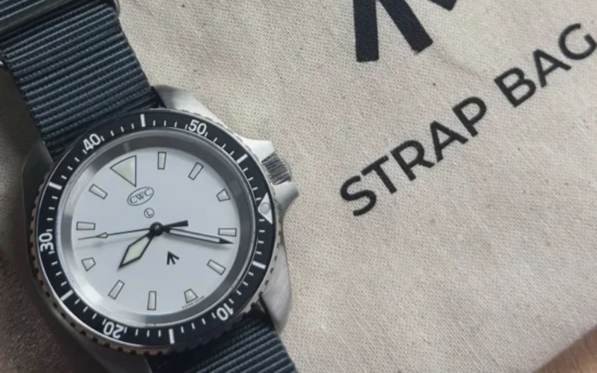 British Military Dive Watch Gets Bold White Makeover
