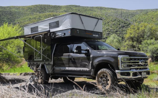 The New Hawk+ Flatbed Camper: Built for Epic Off-Grid Adventures