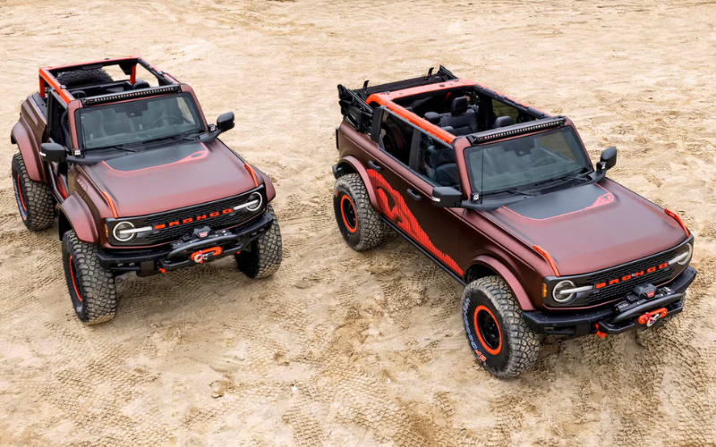 Ford Unveils Stunning Bronco Off-Roadeo Arches and Cliffhanger Concepts at 2025 Moab Stampede
