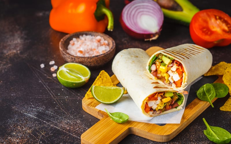 Turkey and Avocado Wrap