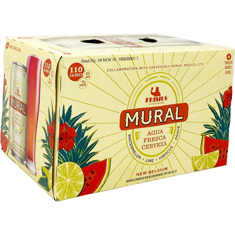 New Belgium Mural Agua Fresca Cerveza