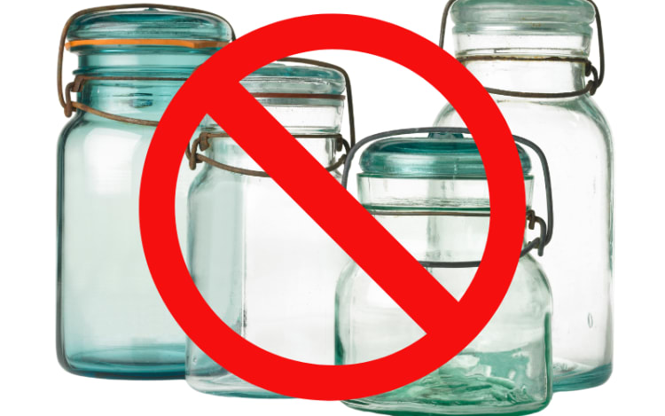 5. Avoid Clear Containers
