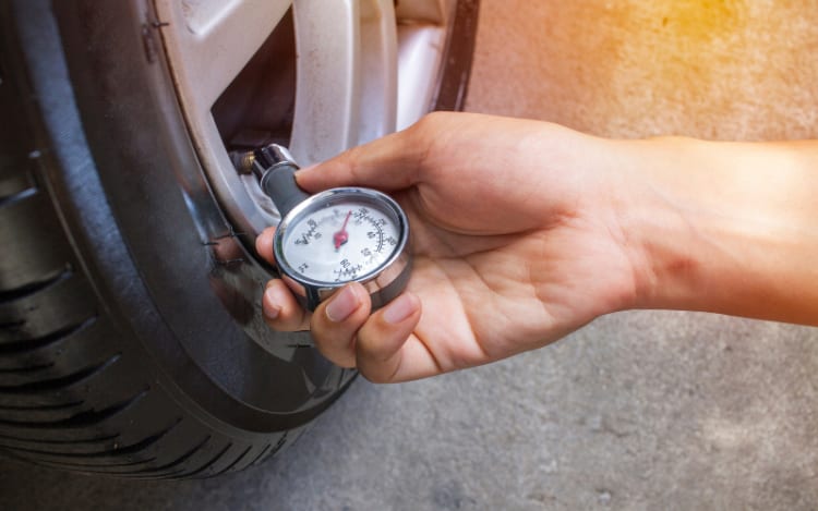 6. Neglect Tire Pressure