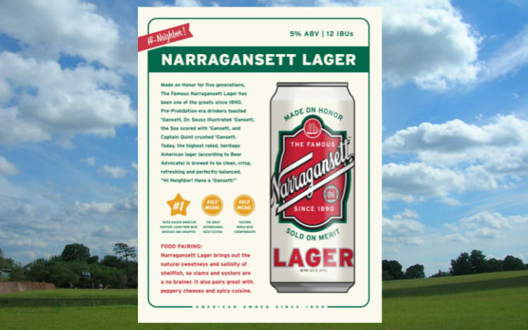 2. Narragansett Lager
