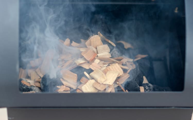 Coffee-Infused Smoking Wood