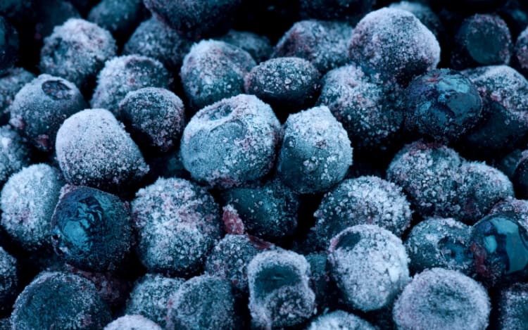 Frozen Blueberries