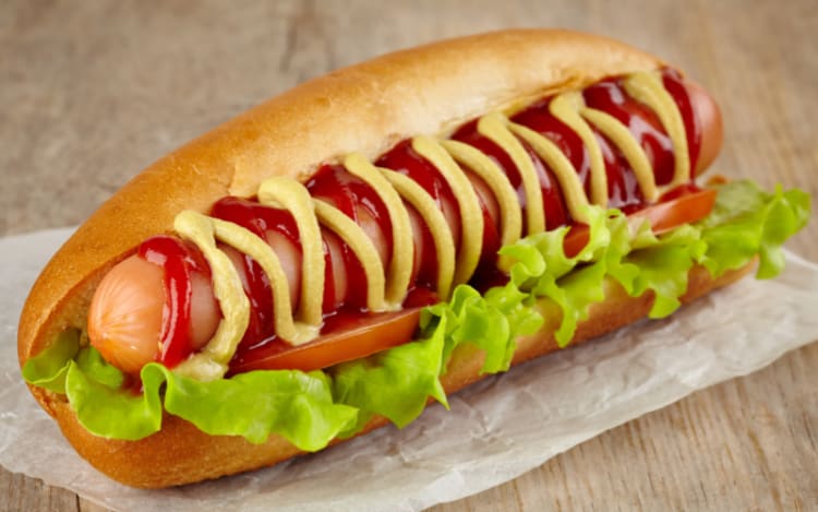 Grab a Cheap Hot Dog at the Food Court