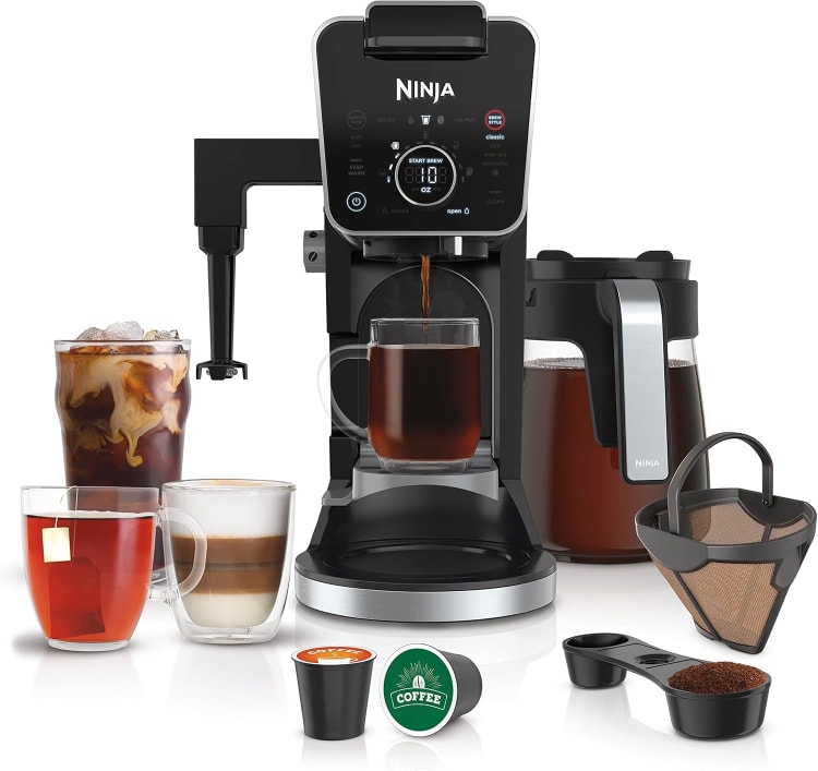 Ninja Hot and Iced Coffee Maker, Single Serve Coffee Maker and Drip Coffee Machine