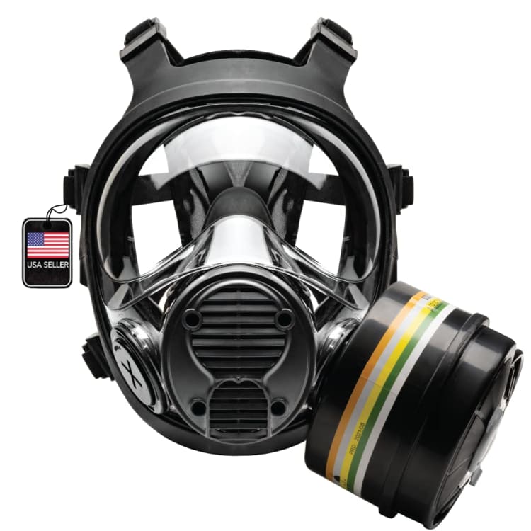 NB-100 Full Face Tactical Gas Mask Respirator