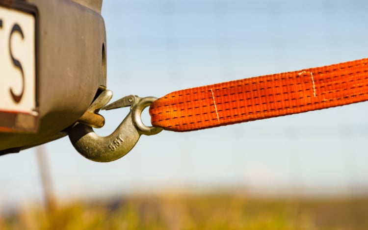 4. Ratchet Straps for Emergency Towing