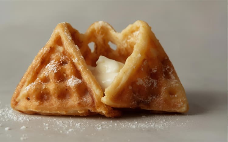 Japanese Hokkaido Cream Waffle Cakes