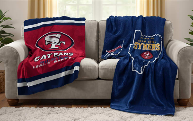 Comfy Team Spirit Blankets