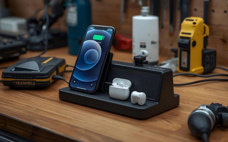 Wireless Charging Dock for Tools