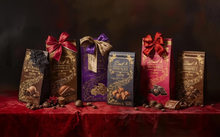 Godiva or Lindt Chocolate Masterpiece Bags