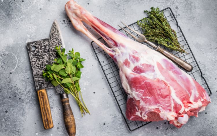 Lamb Leg Bone-In