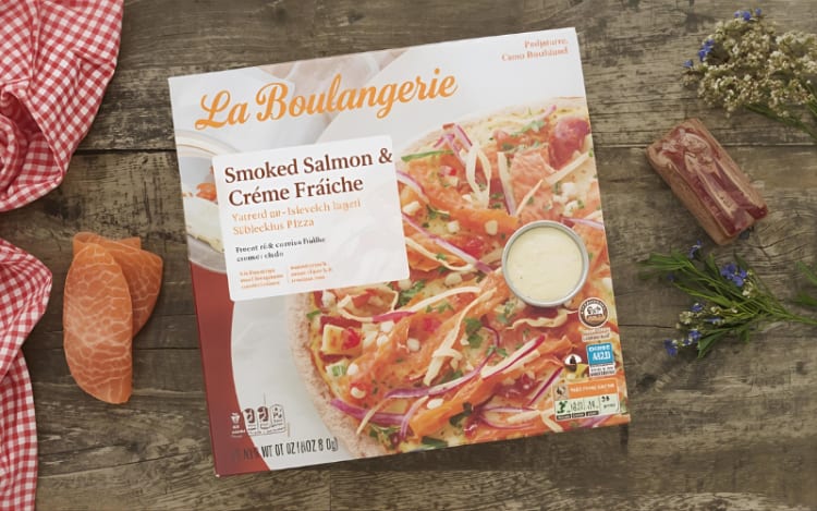 La Boulangerie Smoked Salmon & Crème Fraîche Pizza