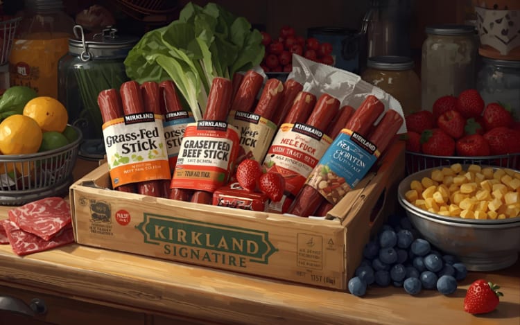 Kirkland Signature Grass-Fed Beef Stick Variety Box