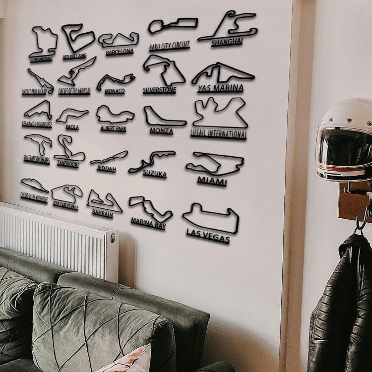 Racetrack Wall Sculpture