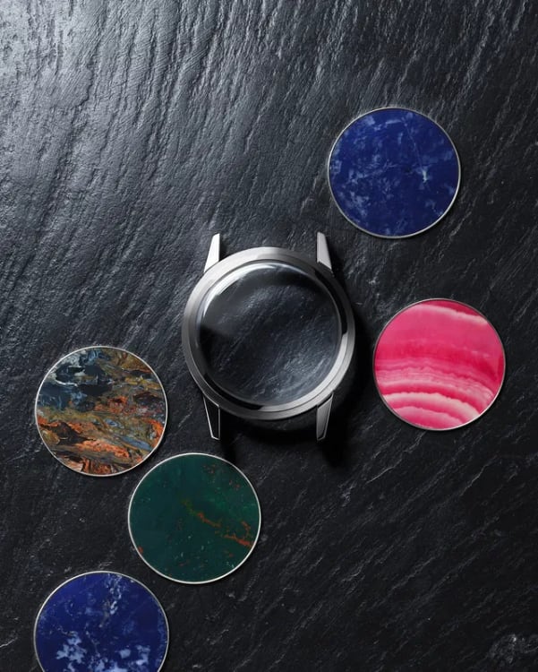 Natural Stone and Textured Dials