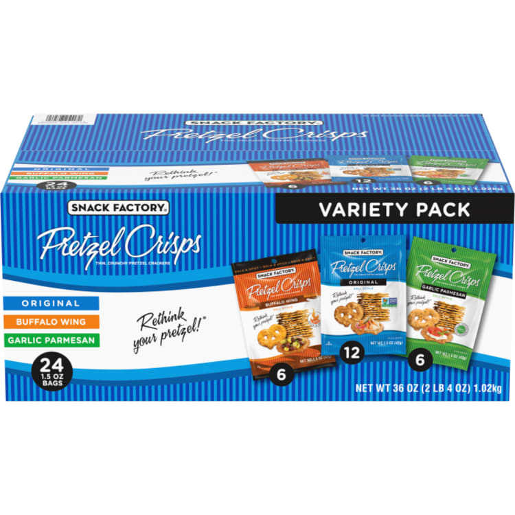 Snack Factory Pretzel Crisps Variety Pack
