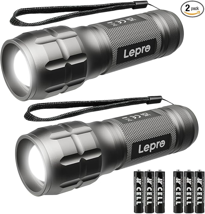 Compact LED Flashlight with Cold-Weather Battery