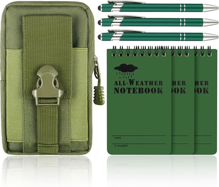 A Durable Notebook and All-Weather Pen