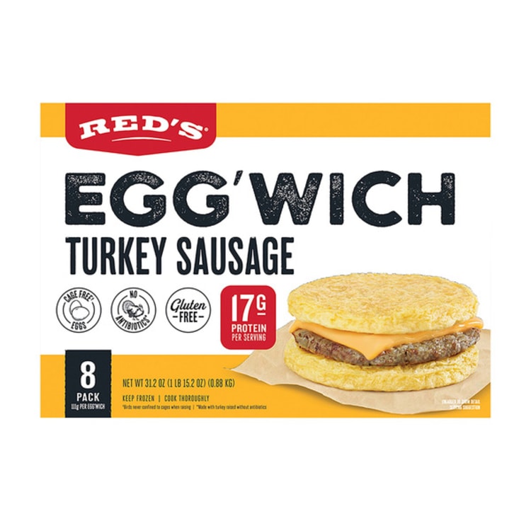 Red's All Natural Turkey Sausage Egg'wich