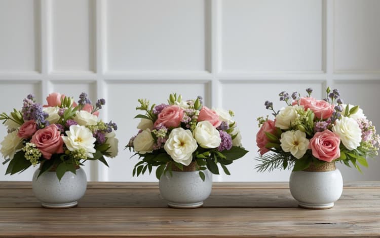  Spring Floral Arrangement Set (Set of 3)
