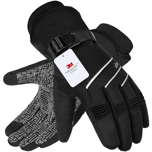 MOREOK Waterproof & Windproof -30°F Winter Gloves