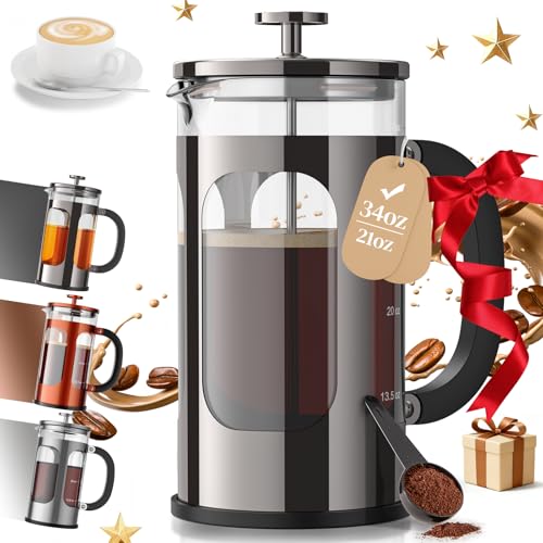 French Press Coffee Maker 34oz