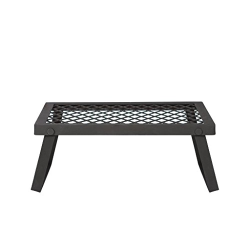 Amazon Basics Heavy-Duty Portable Camping Grill Grate for Campfire Cooking
