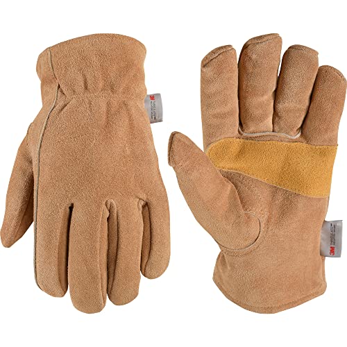 Wells Lamont Insulated Split Cowhide Winter Leather Work Gloves