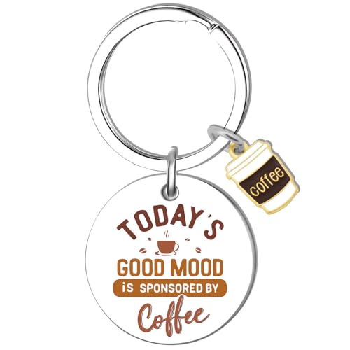 Klpoyu Coffee Lover Keychain