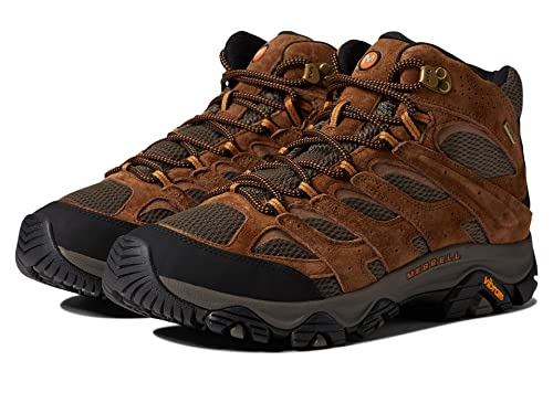Merrell Men's Moab 3 Mid Waterproof Hiking Boot, Earth, 11
