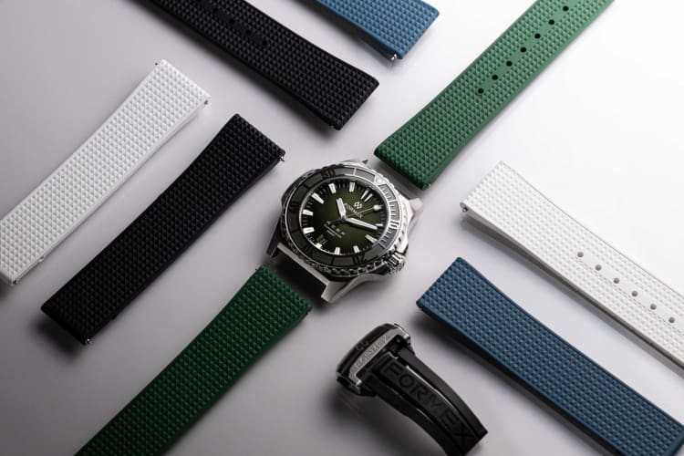 A close-up image of a Formex watch