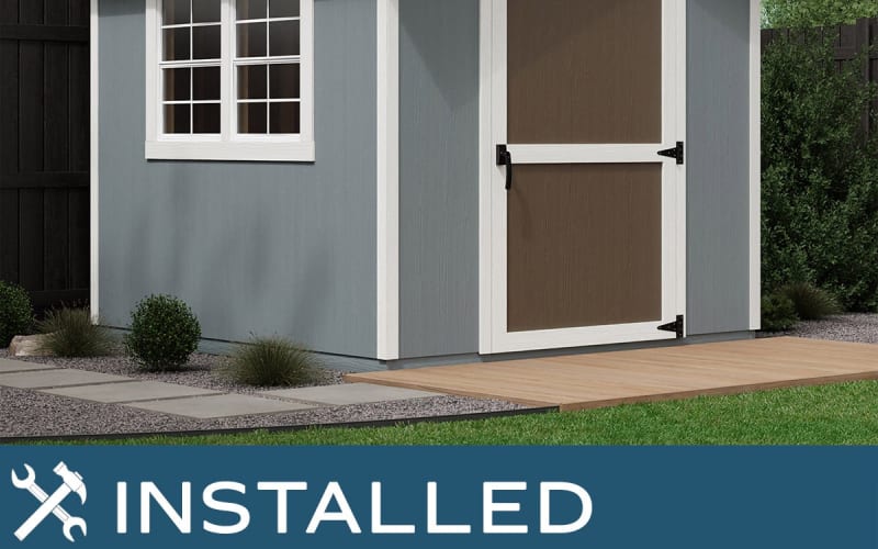 Installed Sheds by Gorilla - Imperial Garden Tool Storage Shed