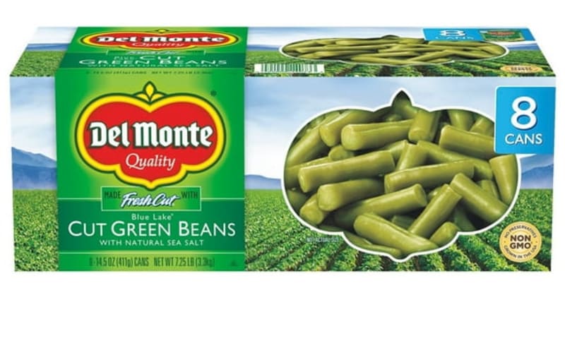 Del Monte Cut Green Beans, 14.5 oz., 8 pk.