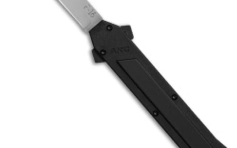 AKC F-16 D/A Bayonet OTF Automatic Knife Black Inlay (3.3