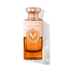 Perfume from Electimuss London (Caspian Cherry), in a clear amber glass bottle with a rose gold cap, 100ml.