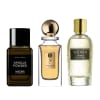 Parfumesæt med Matiere Premiere Vanilla Powder, Benjamin Barber og Widian Ginger, i glasflasker, forskellige størrelser