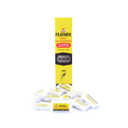 Feather Dobbelte Barberblade 10-pak (20 stk)
