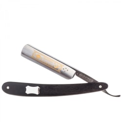 Dovo Cut Throat Ebony with engraving plate