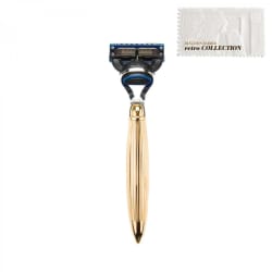Benjamin Barber Shaving Razor Fusion Gold - Retro Collection