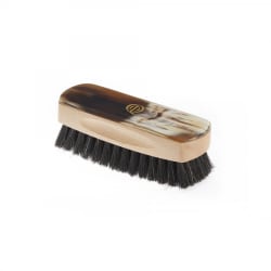 QOT Dark Horn Backed Shoe Brush - Small