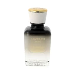 De Gabor (Stardust) Extrait de Parfum, lasipullo, jossa ombre-mustaa ja kirkasta pintaa, valkoinen ja kultainen korkki, 100 ml