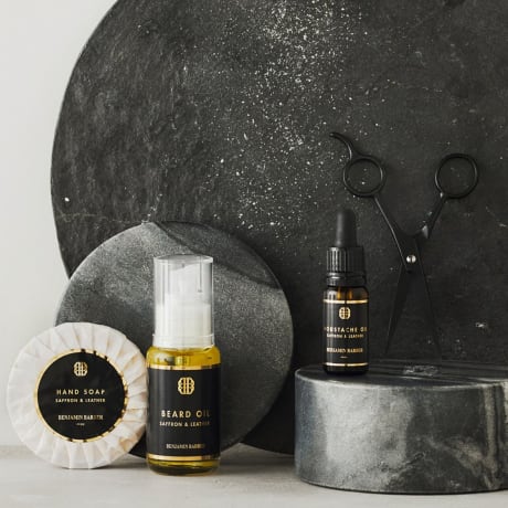 Benjamin Barber Moustache Oil Saffron & Leather