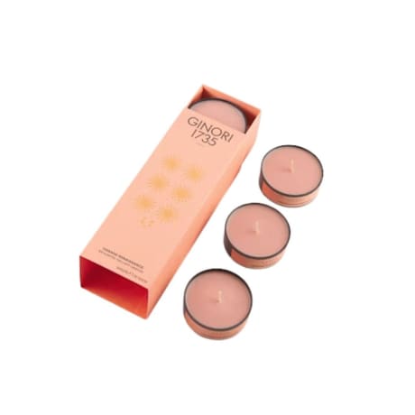 Ginori 1735 LDCD Tea Light Scented Candles Orange Renaissance 6x48g