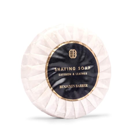 Benjamin Barber Saffron & Leather Shaving Soap