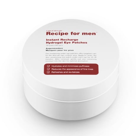 Recipe For Men - Instant Recharge Hydrogel Eye Patches